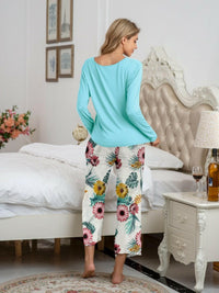 Long Sleeve Top and Pants Lounge Set