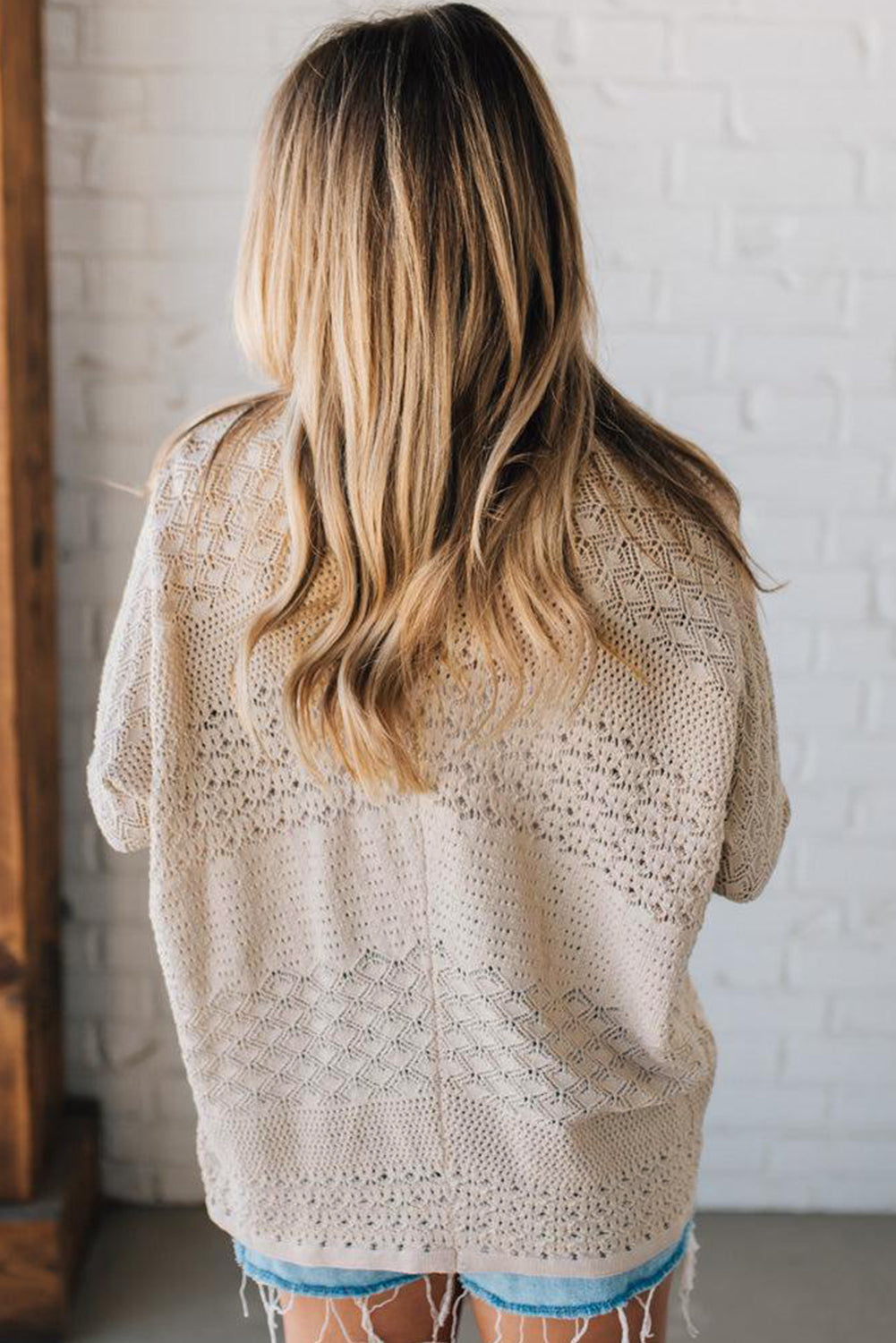Knit Open Front Cardigan