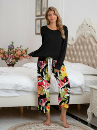 Long Sleeve Top and Pants Lounge Set