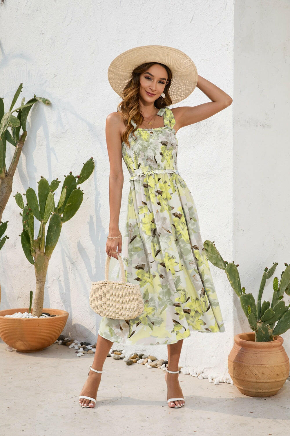 Aurora Floral Midi Dress