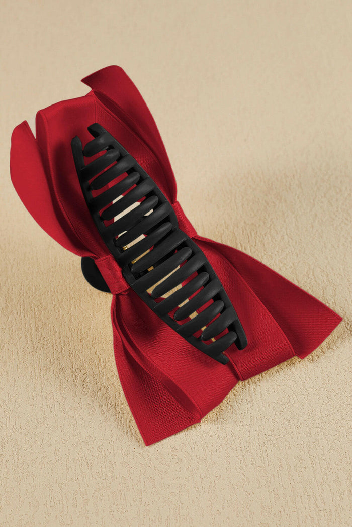 Ribbon Bow Decor Hair Clip