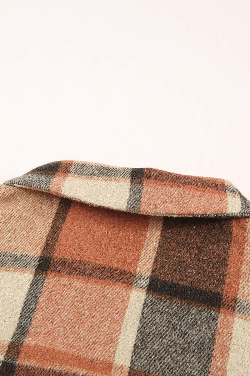 Autumn Plaid Flannel Shacket