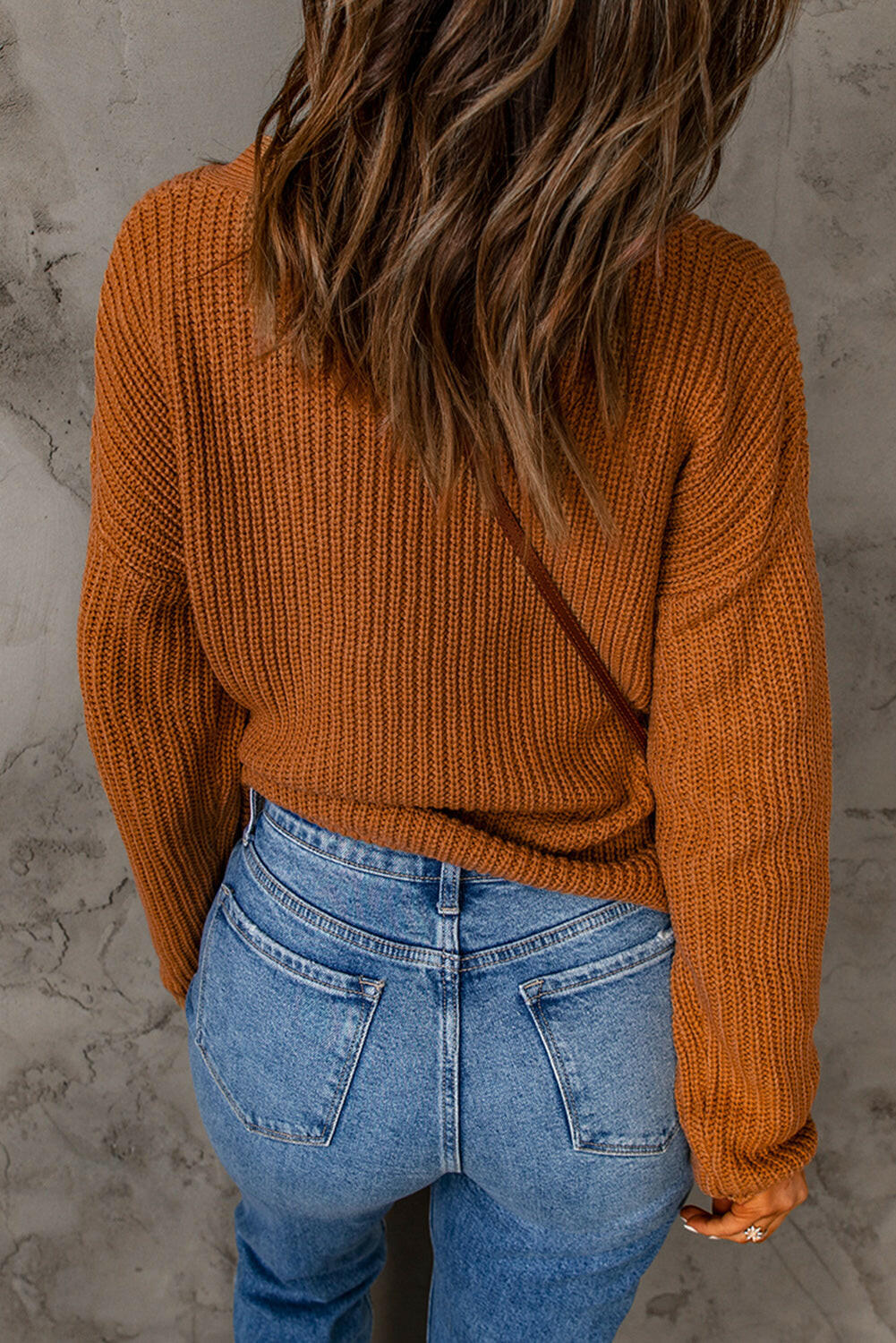 Brown Button Down Cardigan