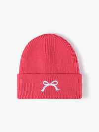 Bow Knit Beanie