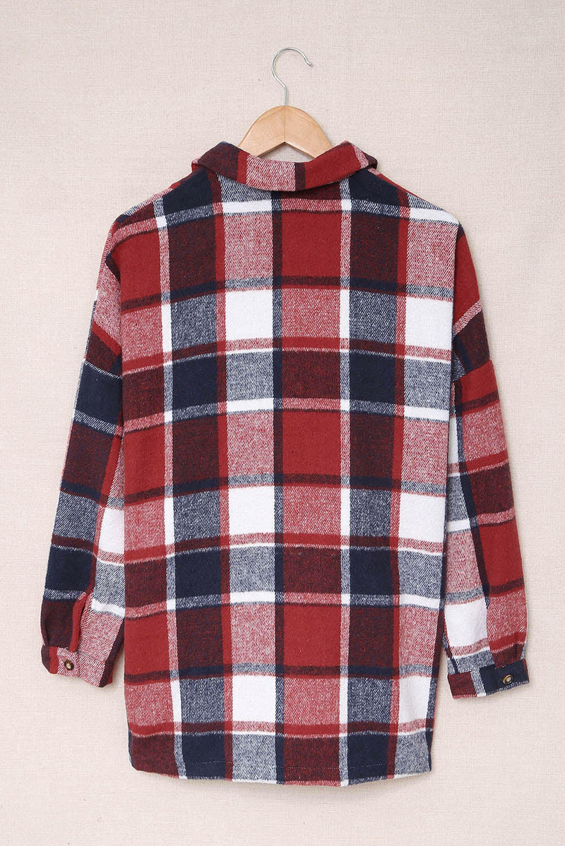 Autumn Plaid Flannel Shacket