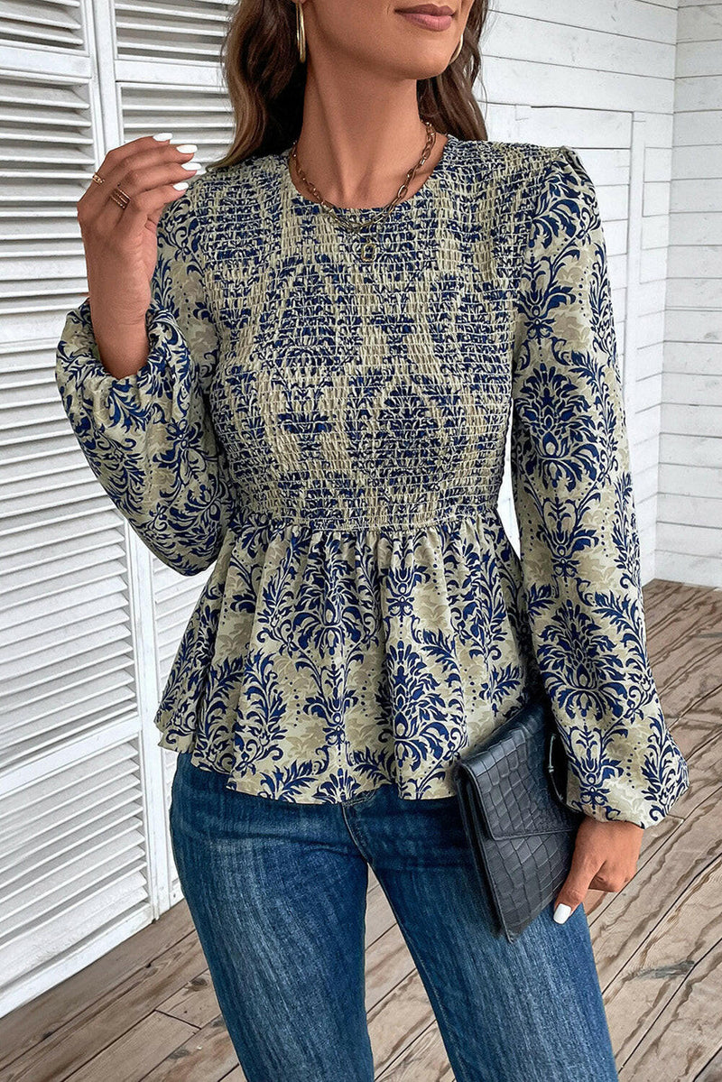 Peplum Boho Blouse