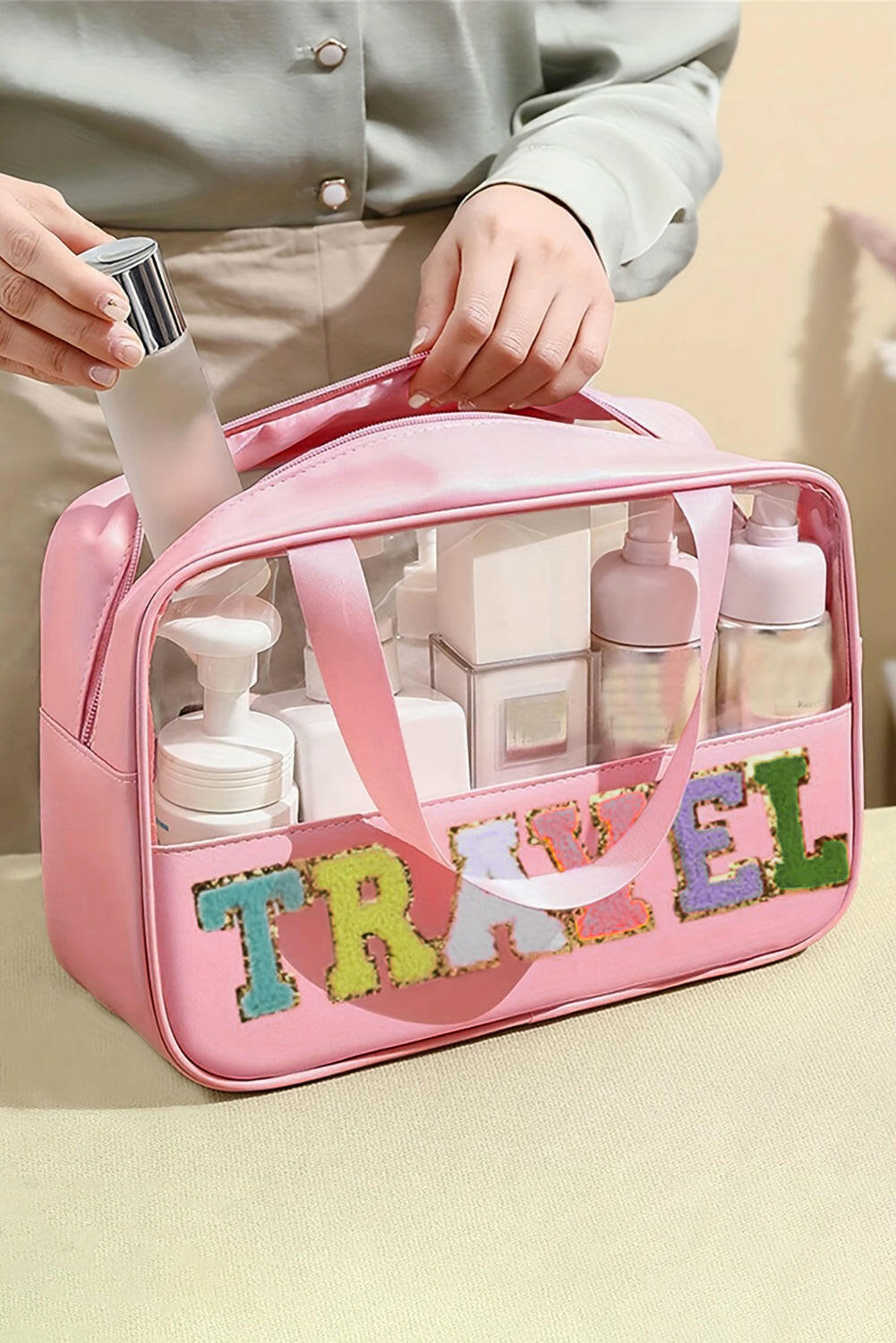 Black TRAVEL Makeup Organizer Bag