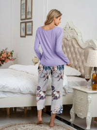 Long Sleeve Top and Pants Lounge Set