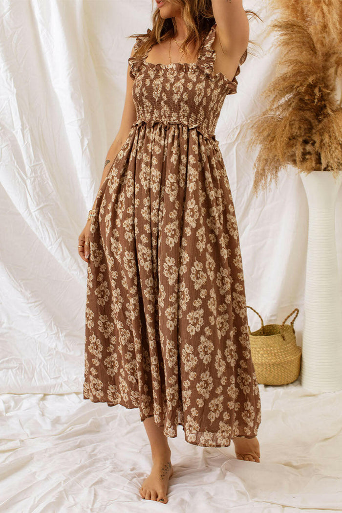 Shelby Brown Floral Maxi Dress