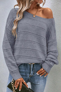 Pointelle Knit Sweater