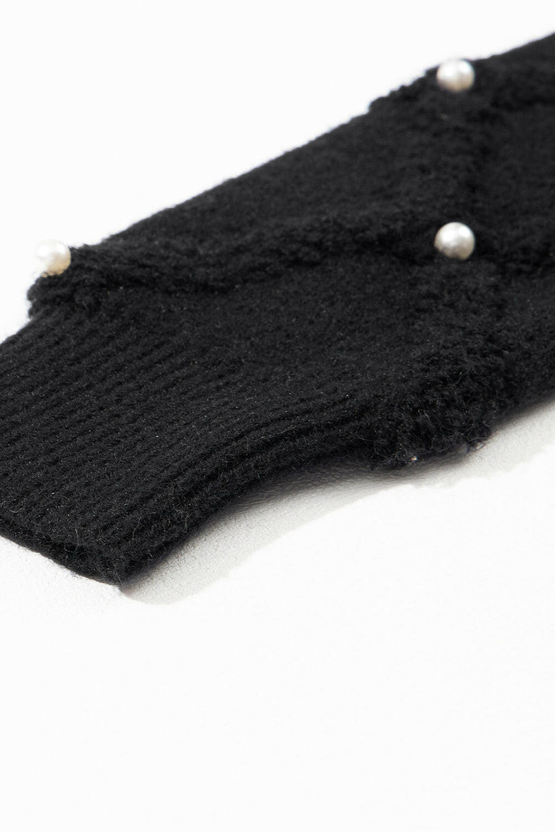 Black Pearl Embellished Sweater