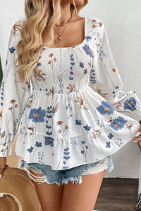 Floral Babydoll Blouse