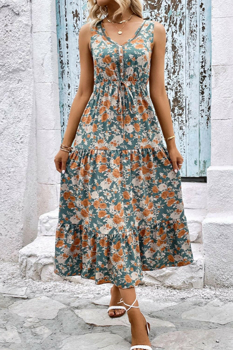 Natalie Floral Maxi Dress