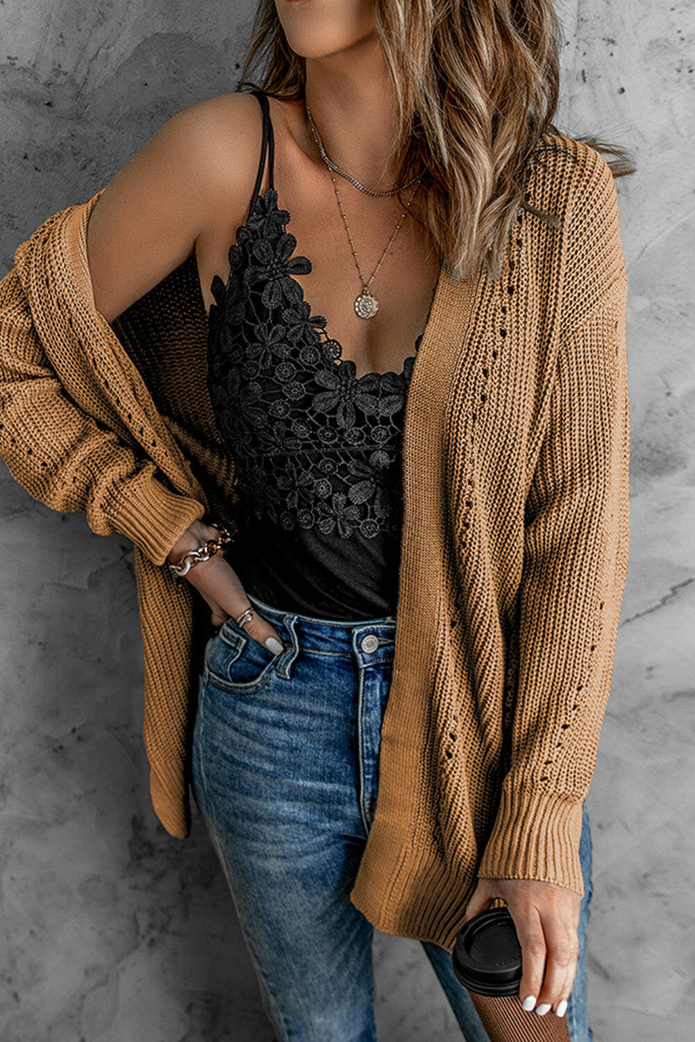 Long Sleeve Cardigan Sweater