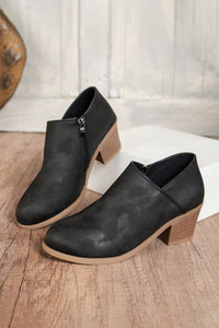 Suede Ankle Booties