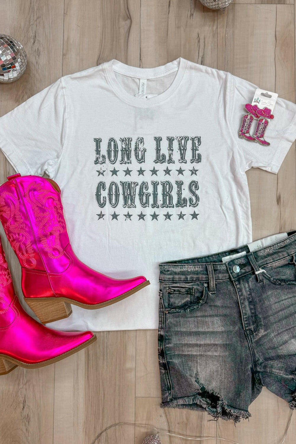 Cowgirl Star Graphic T Shirt