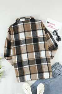 Autumn Plaid Flannel Shacket