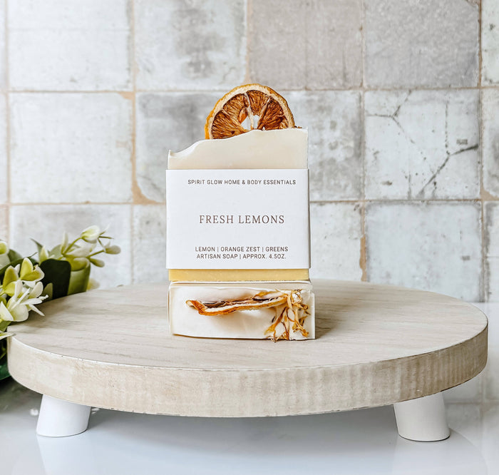 Fresh Lemons - Handcrafted Artisan Soap Bar