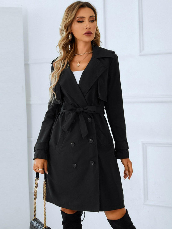 Double-Breasted Trench Coat