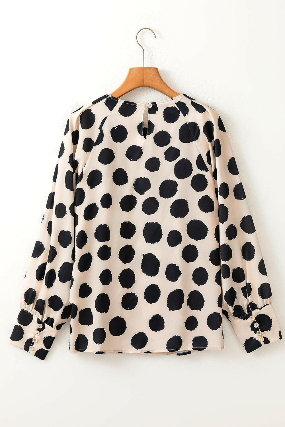 Black Polka Dot Blouse