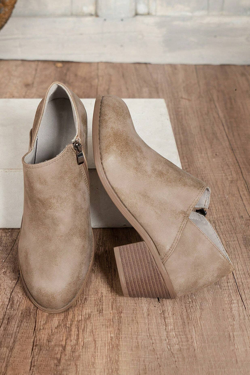 Suede Ankle Booties