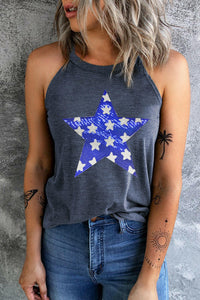 Blue Star Patriotic Tank Top