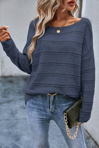 Pointelle Knit Sweater