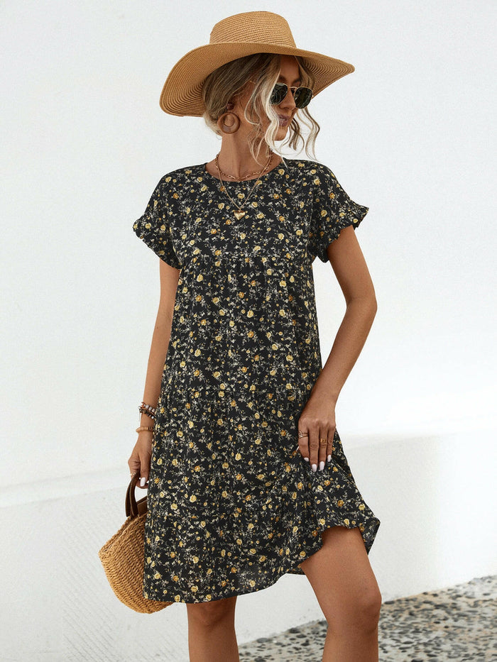 Trisha Floral Midi Dress