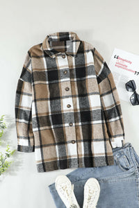 Autumn Plaid Flannel Shacket