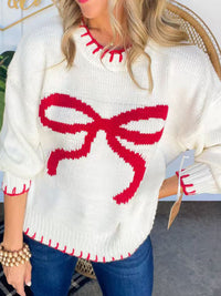 Stylish Bow Sweater