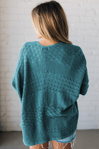 Knit Open Front Cardigan