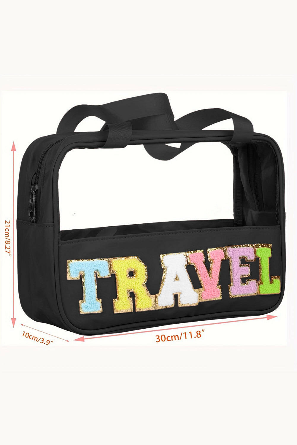 Black TRAVEL Makeup Organizer Bag