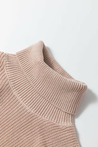 Turtleneck Knit Tank Top