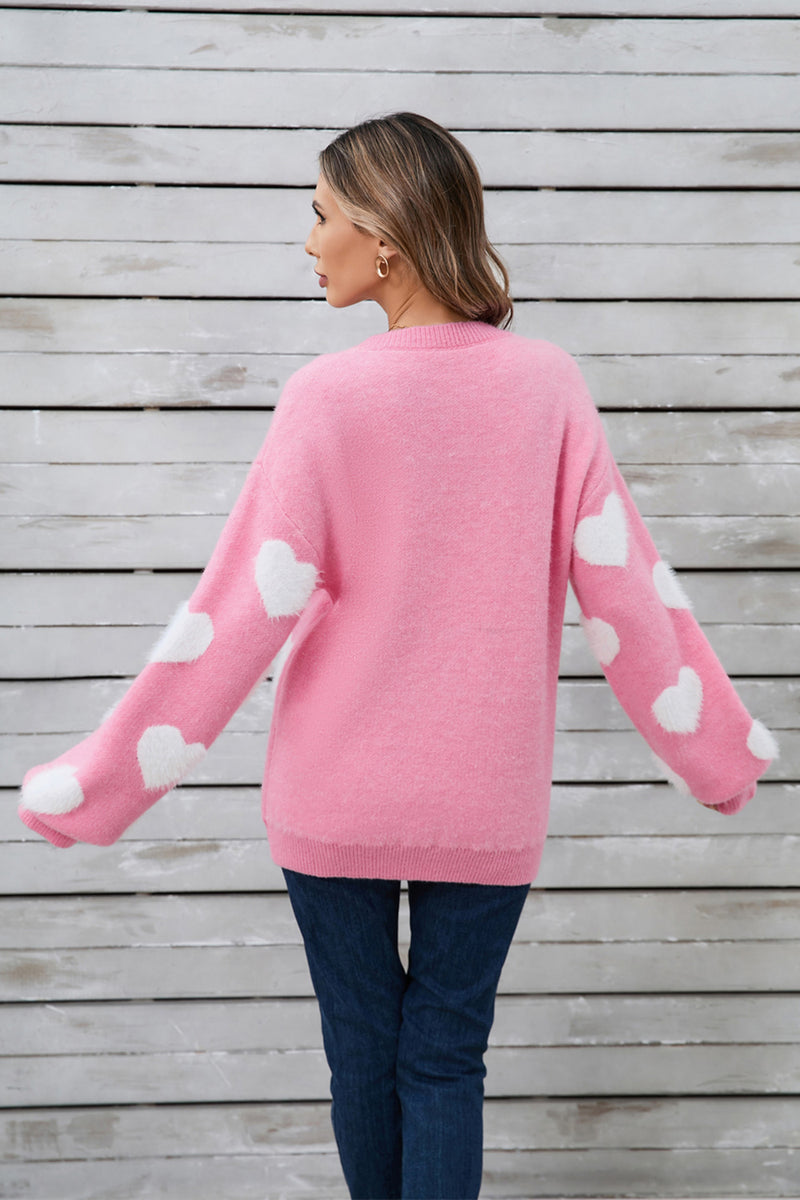 Fun Heart Soft Sweater