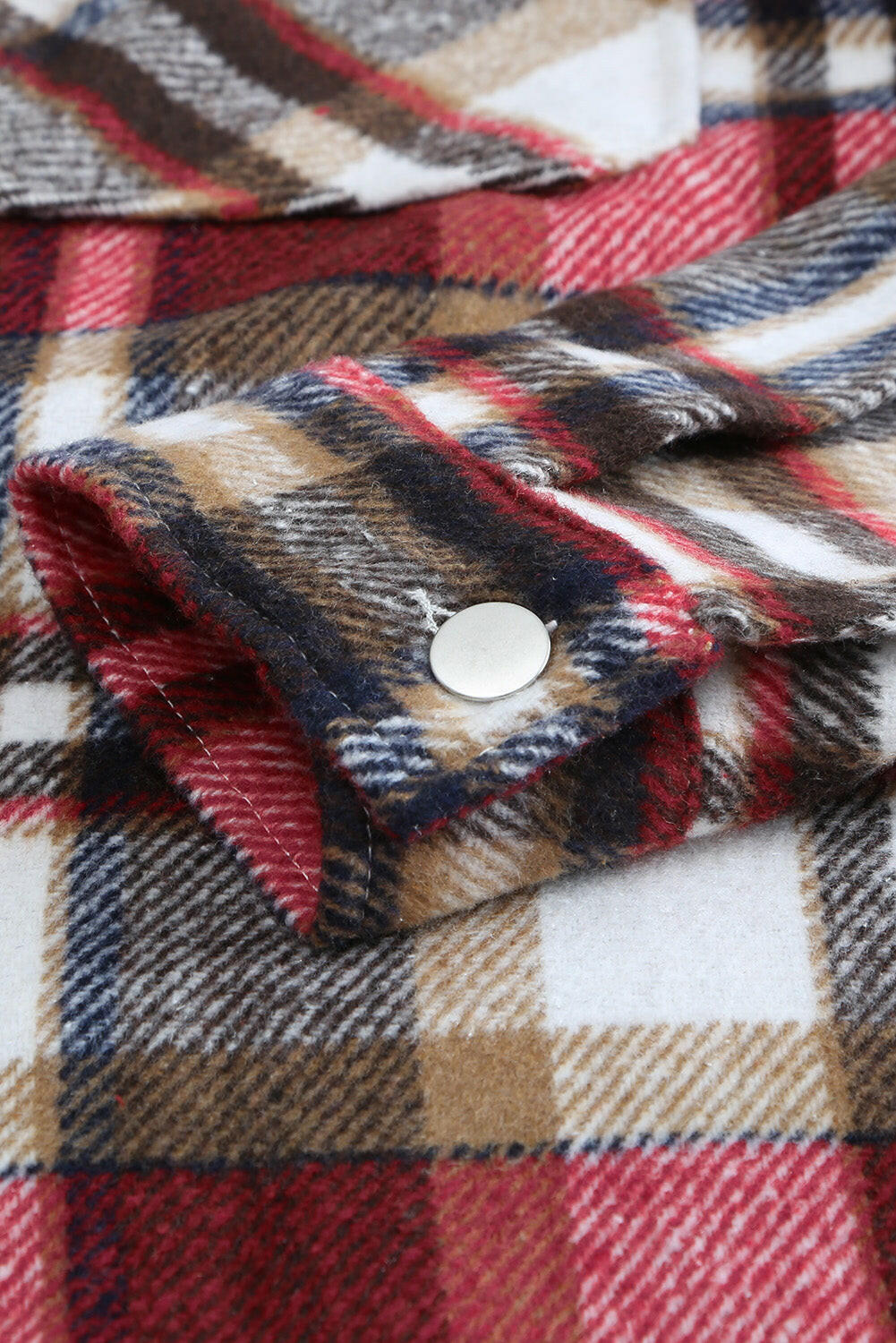 Plaid Button Flannel Shacket