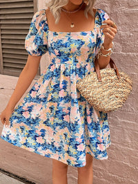 Laila Floral Midi Summer Dress