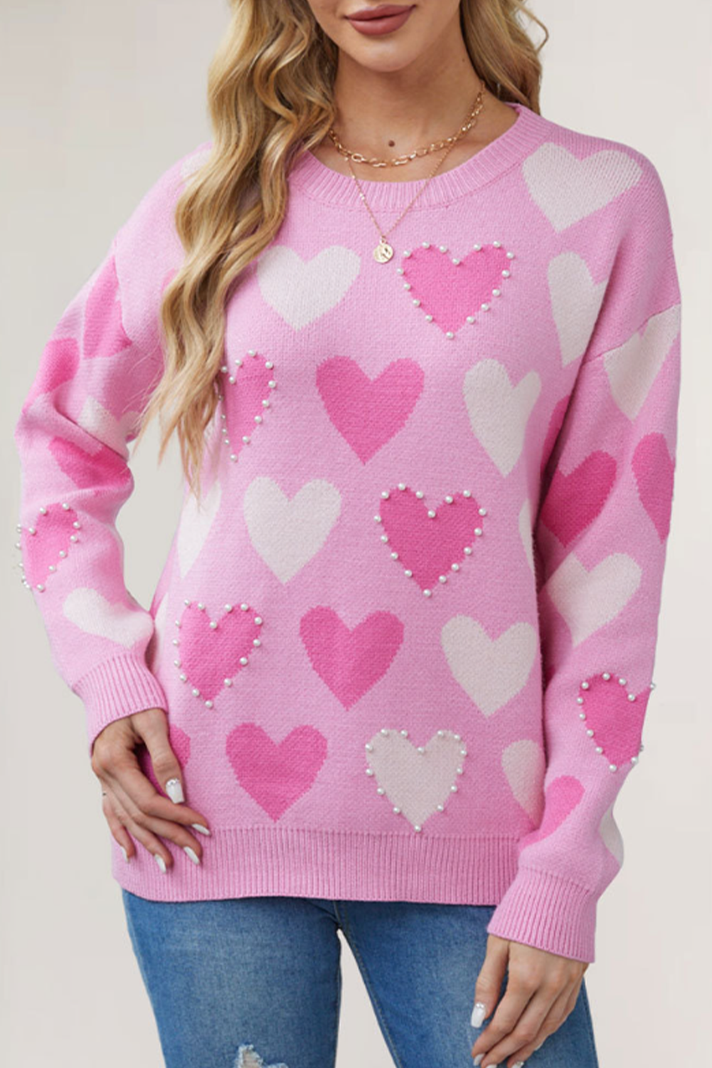 Pink Pearl Sweater