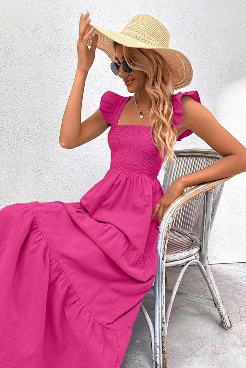 Aria Ruffle Maxi Dress