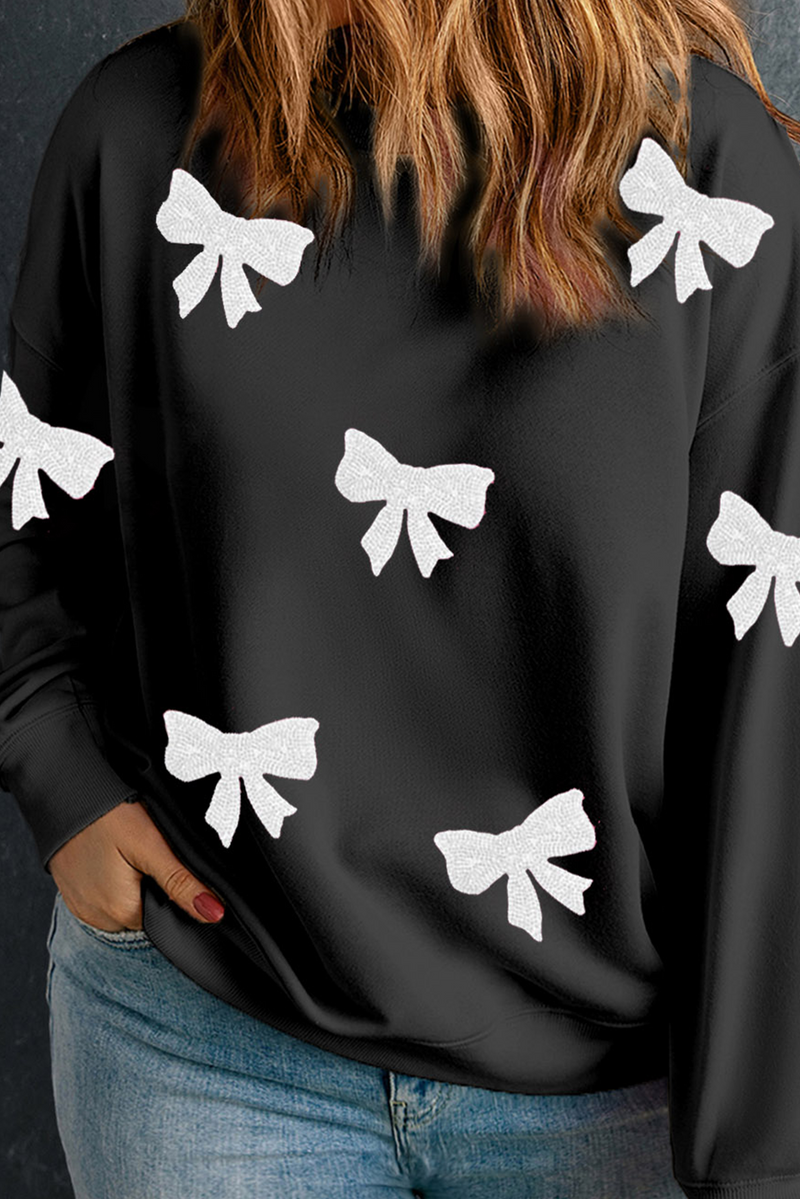 Bow Crewneck Sweatshirt