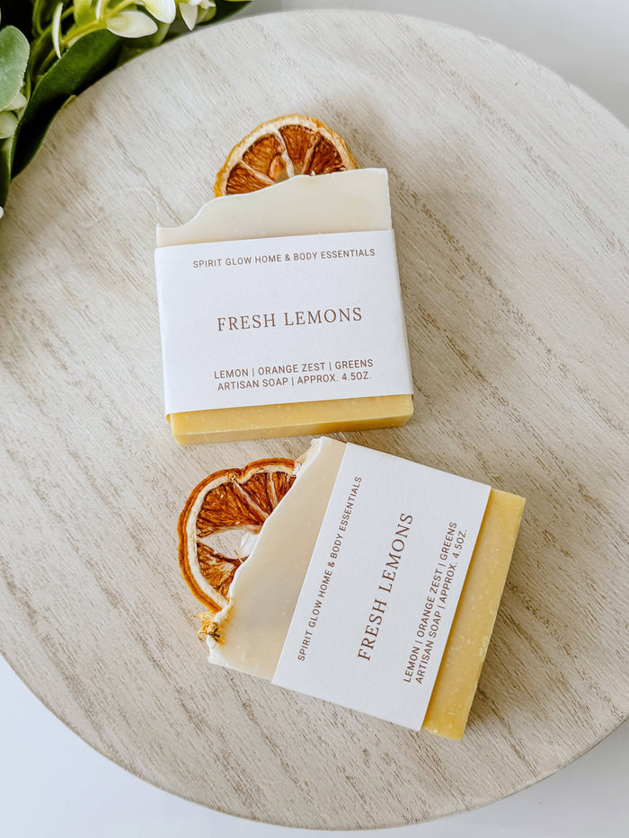 Fresh Lemons - Handcrafted Artisan Soap Bar