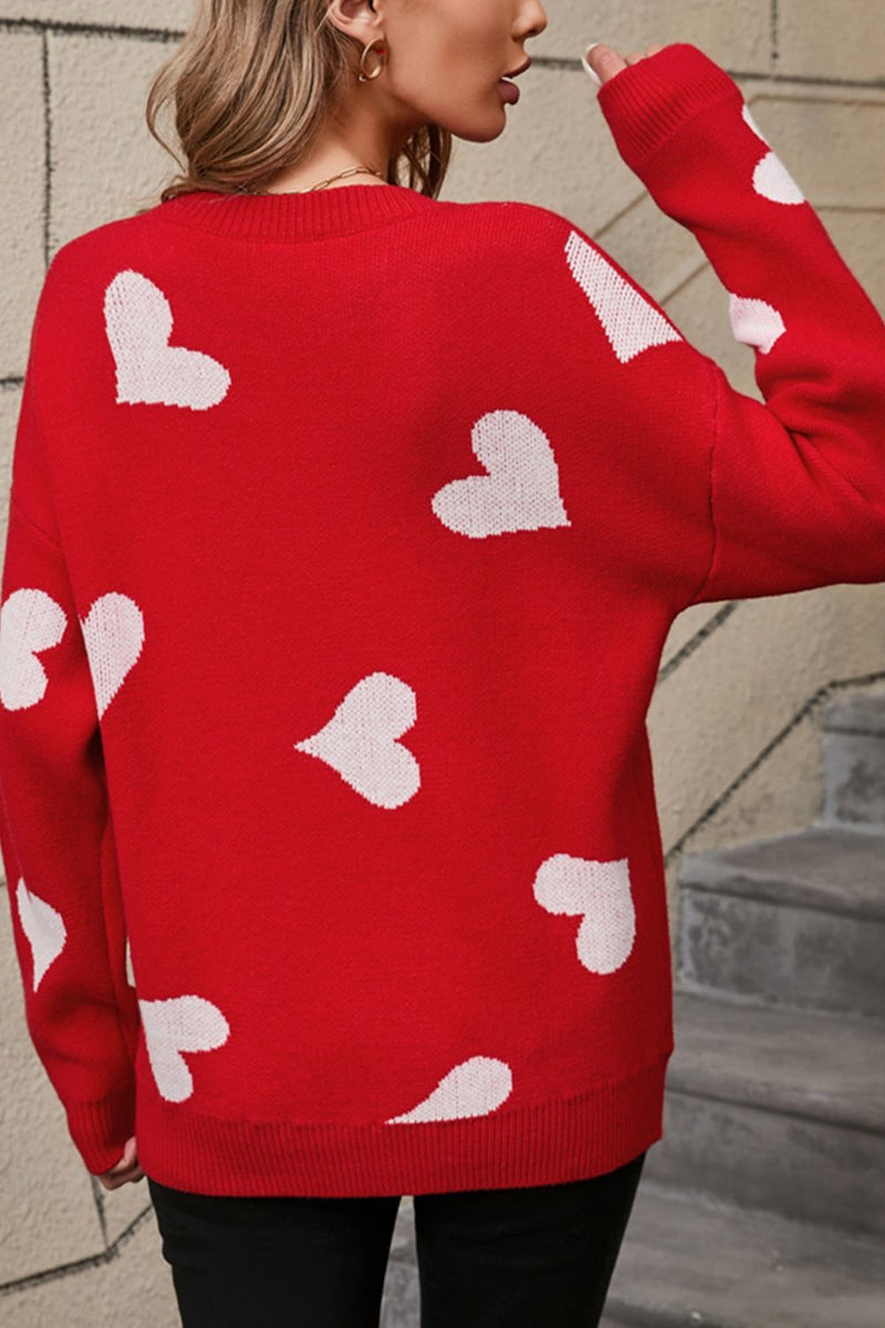 Valentine's Day Heart Sweater