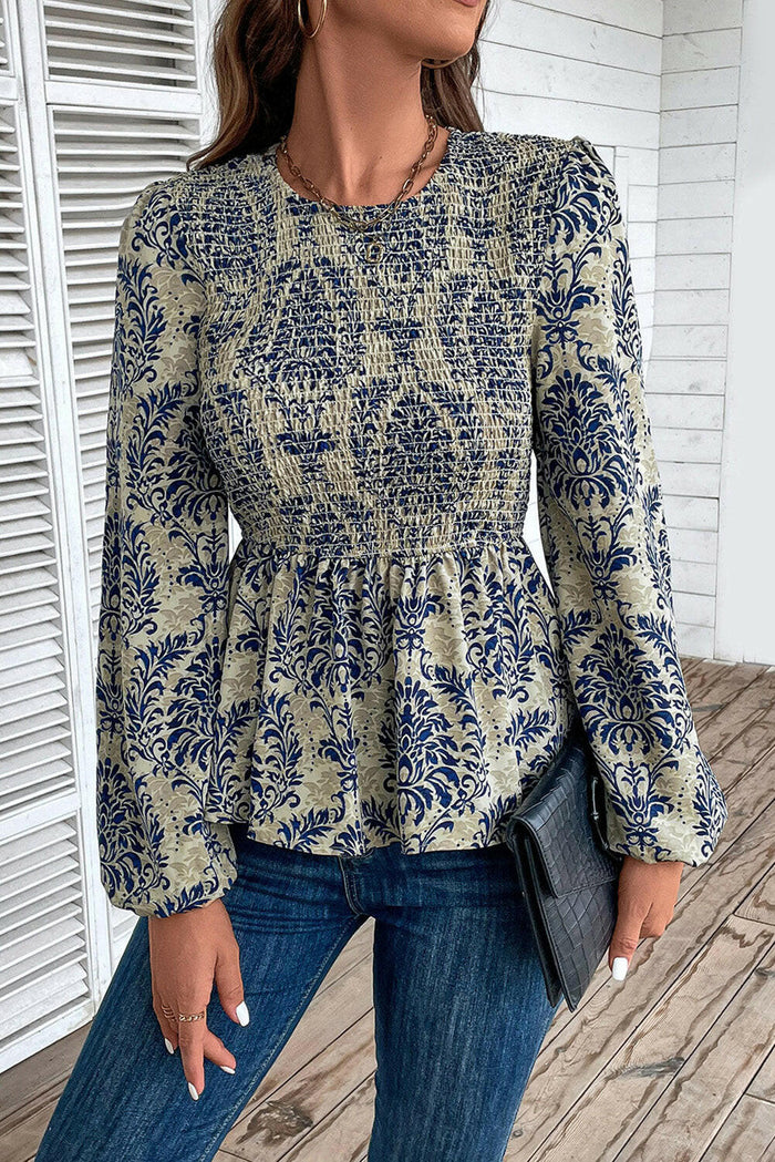 Peplum Boho Blouse