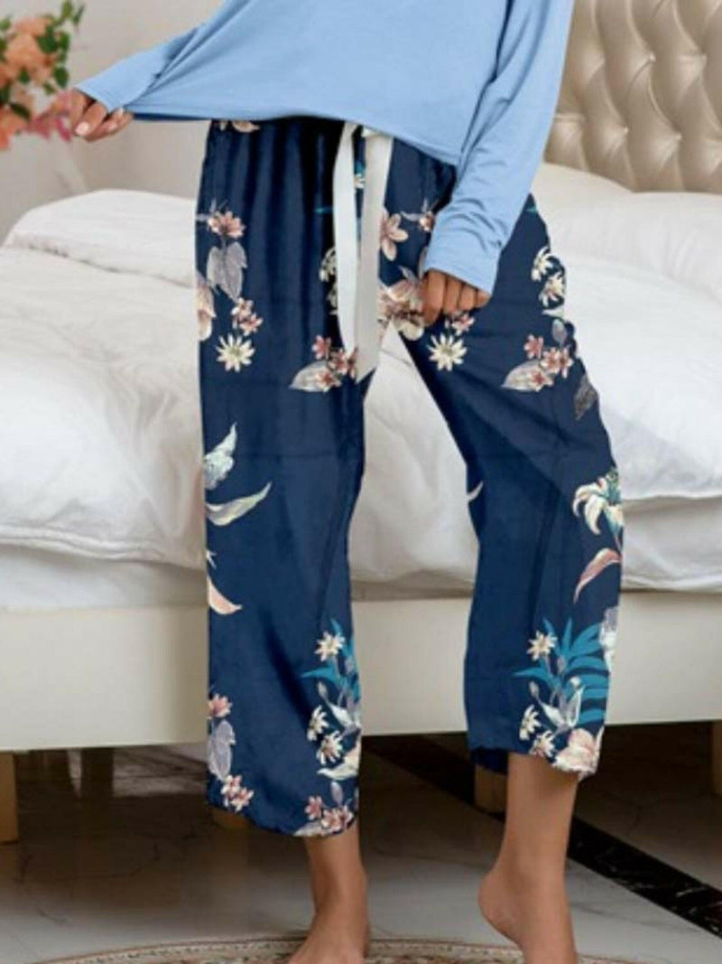 Long Sleeve Top and Pants Lounge Set