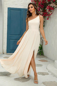 Completely In Love One-Shoulder Split Maxi Dress