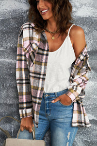 Plaid Button Flannel Shacket