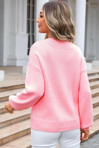 Pretty in Pink Bow Sweater