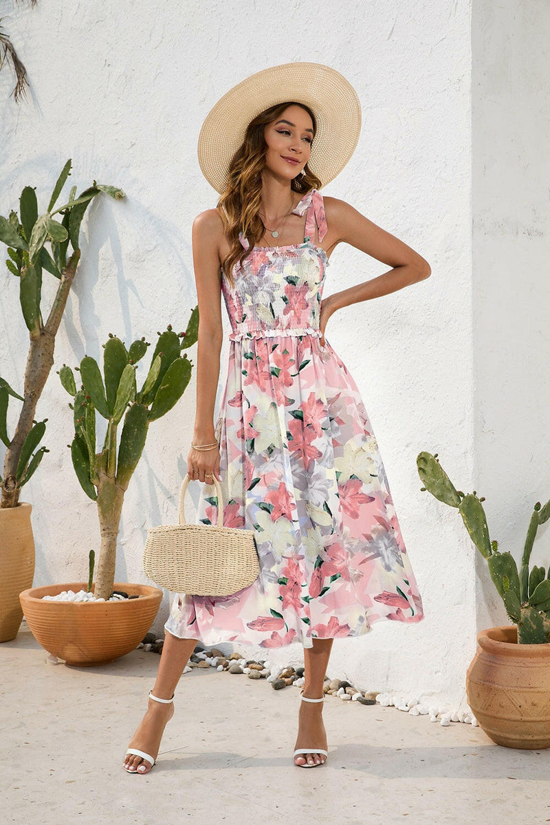 Aurora Floral Midi Dress