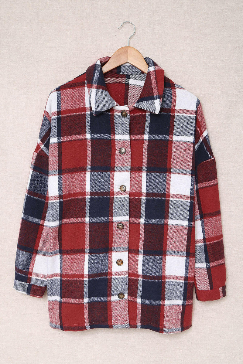 Autumn Plaid Flannel Shacket