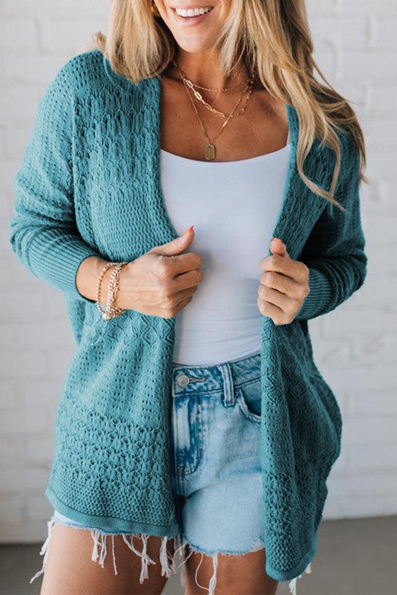 Knit Open Front Cardigan
