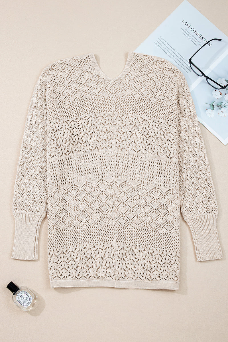Knit Open Front Cardigan